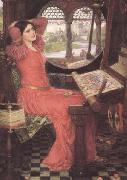 John William Waterhouse i and Half-sick of shadows said the Lady of Shalott (mk41) oil painting on canvas